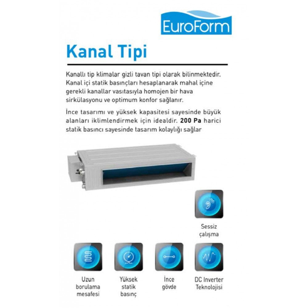 Kanal Tipi Split Klima 55000 Btu (YSB)